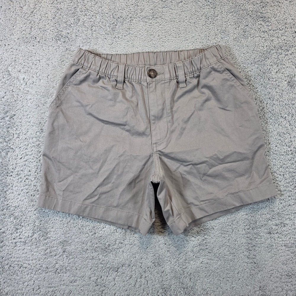 Chubbies Shorts Mens XS Grey 5.5" Inseam Elastic Waist Stretch Twill Regular Fit
